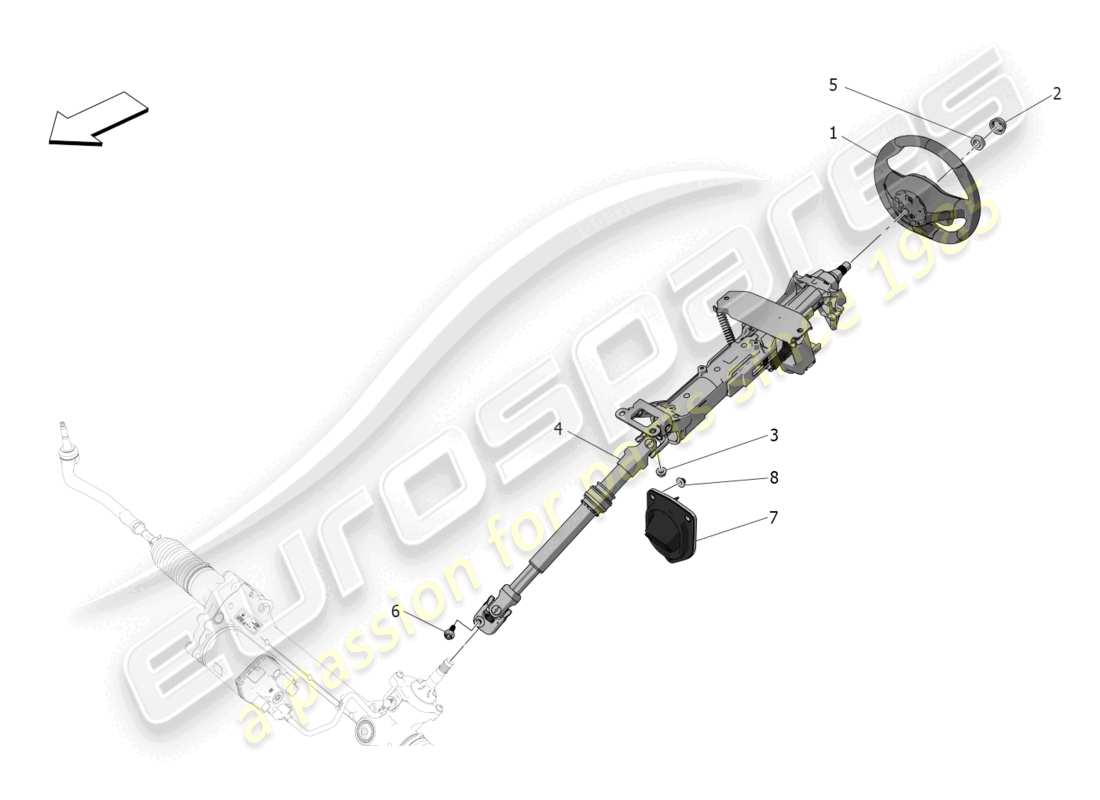 VIEW PARTS DIAGRAMS FROM THE MASERATI MC20 PARTS CATALOGUE a part diagram from the maserati mc20 parts catalogue