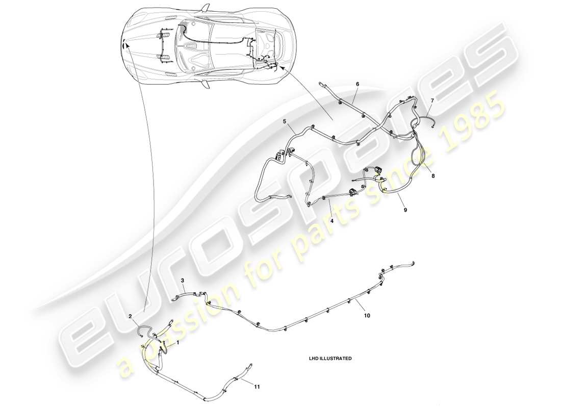 part diagram containing part number ay93-14303-ba