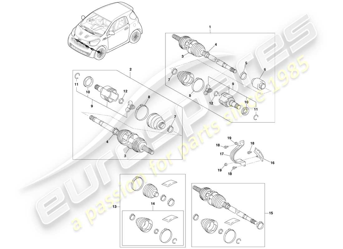 part diagram containing part number 42345-74080