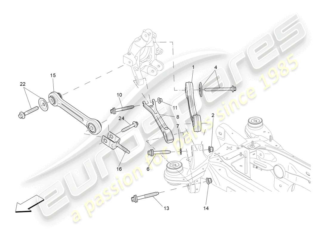 a part diagram from the maserati levante parts catalogue