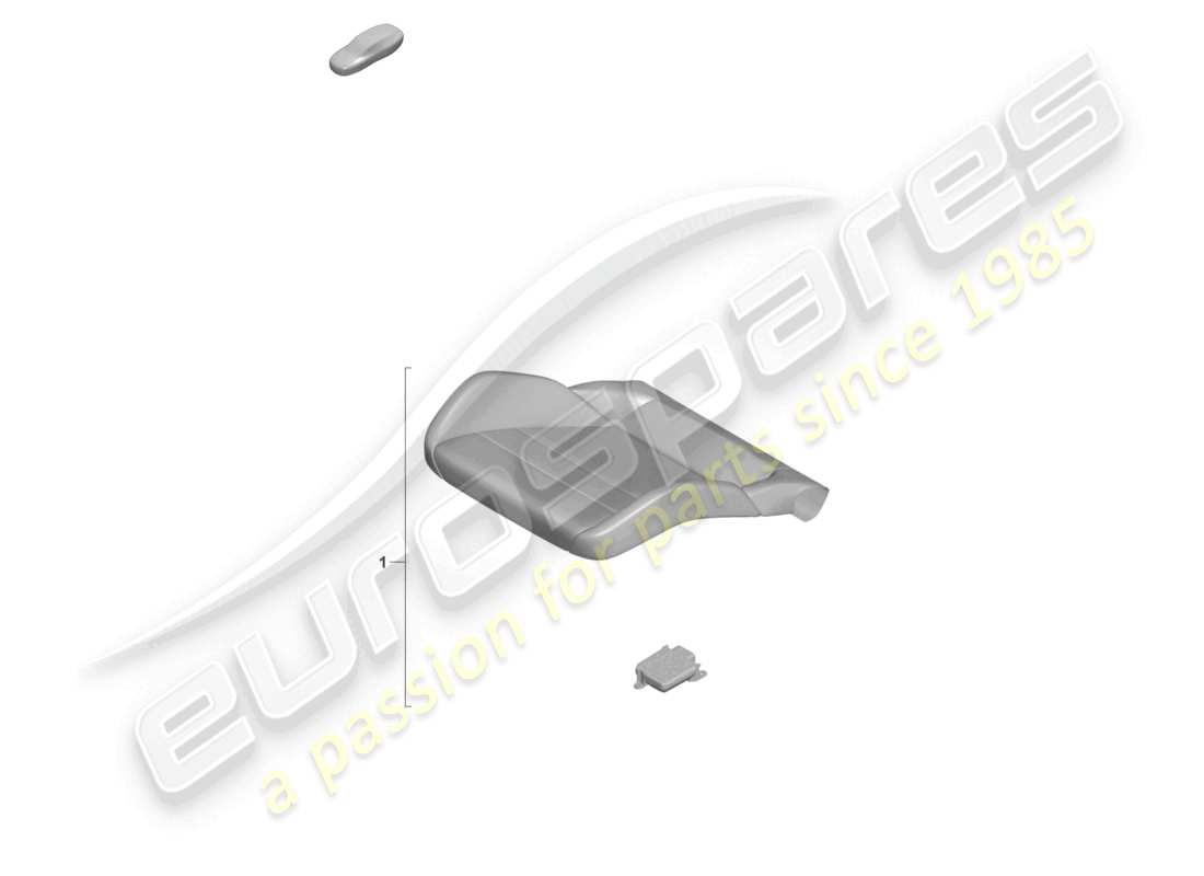 porsche 2023 (992-1 turbo / s) repair set for seat occupied sensor (passenger side) parts diagram