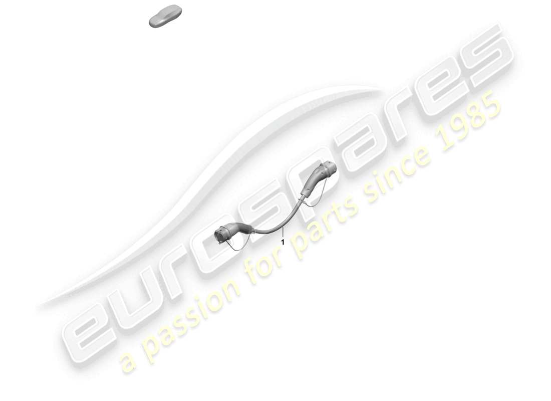 porsche 2025 (macan-e) charge cable for public charging station part diagram
