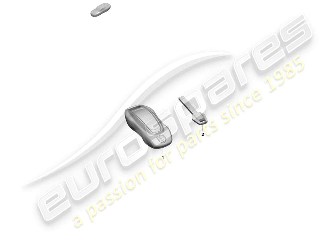 porsche 2025 (macan-e) handheld transmitter part diagram