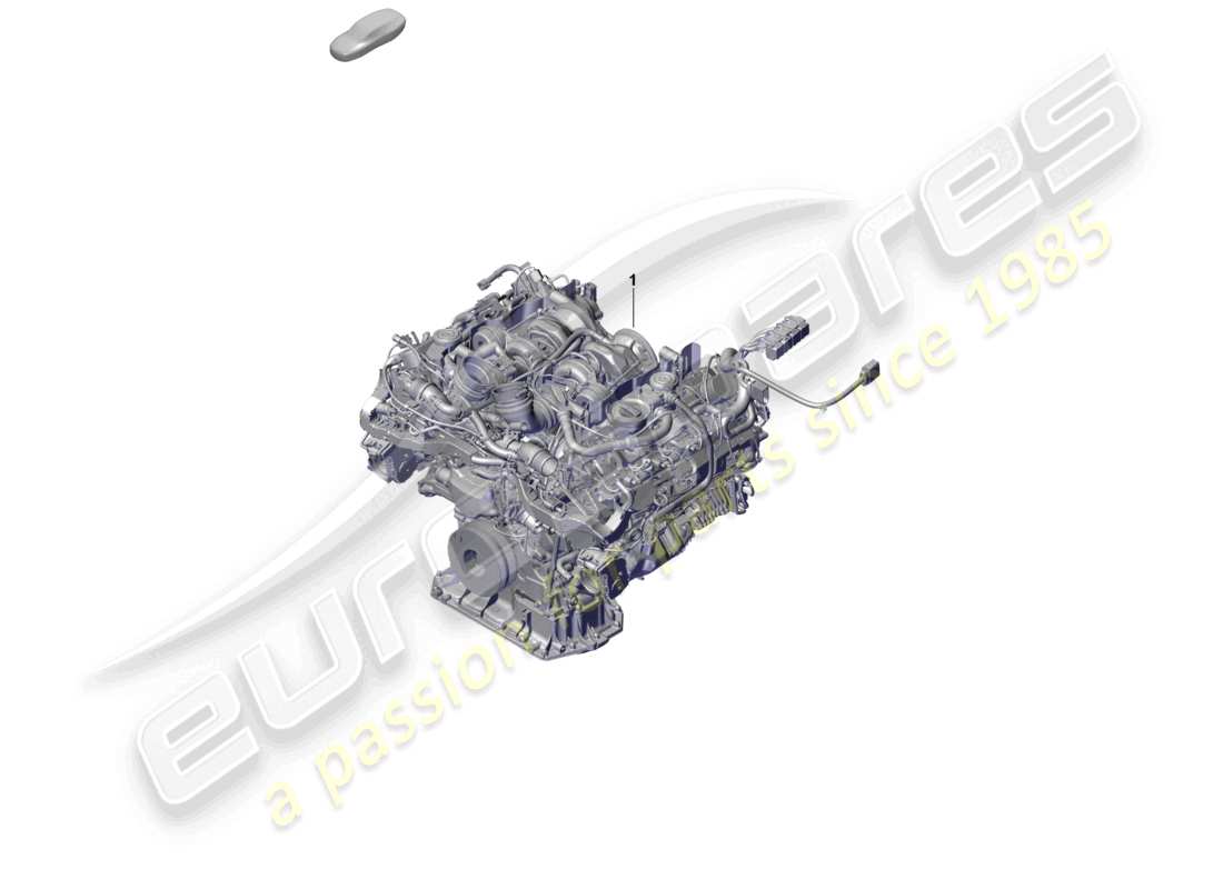 porsche 2024 (cayenne e3 pa) replacement engine (complete) part diagram