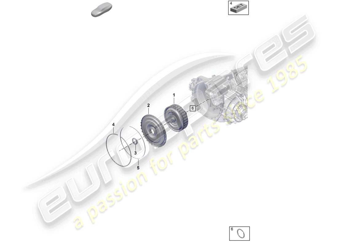 porsche 2025 (718 boxster spyder) - pdk - gearbox clutch for dual clutch gearbox parts diagram