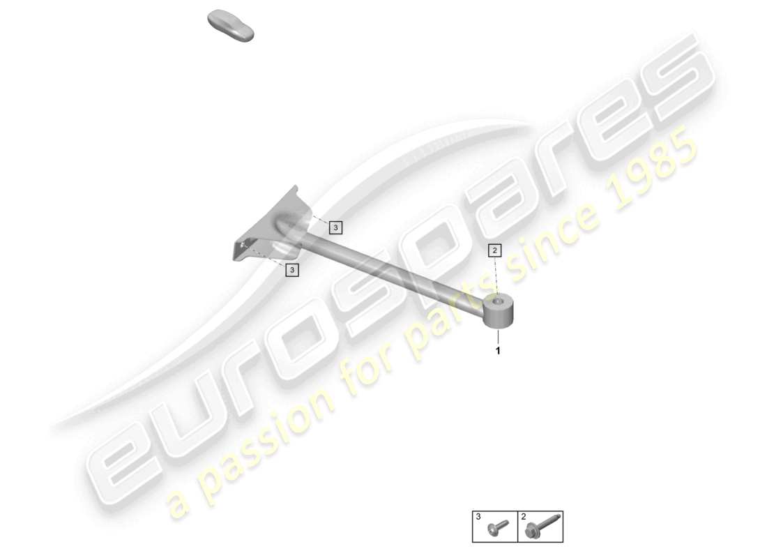 porsche 2025 (718 boxster spyder) dome strut parts diagram