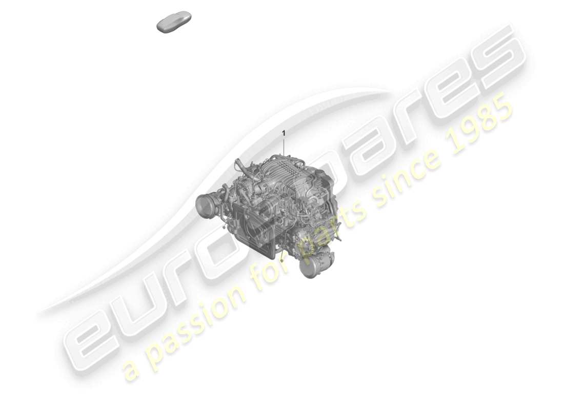 porsche 2021 (992-1 gt3/rs/st) replacement engine for vehicles with a petrol particulate filter part diagram