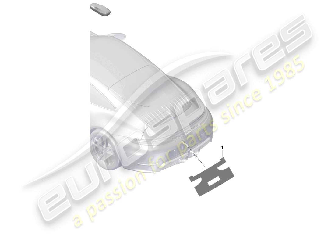 porsche 2024 (992-2) assembly aid for lettering part diagram