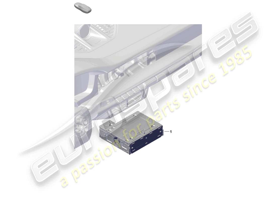 porsche 2026 (992-2 gt3) central computer parts diagram