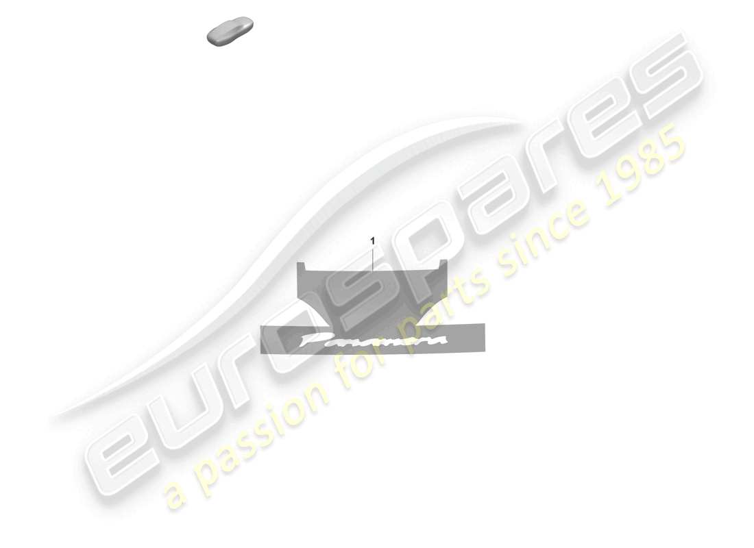 porsche 2023 (panamera 971-2) assembly aid for lettering parts diagram