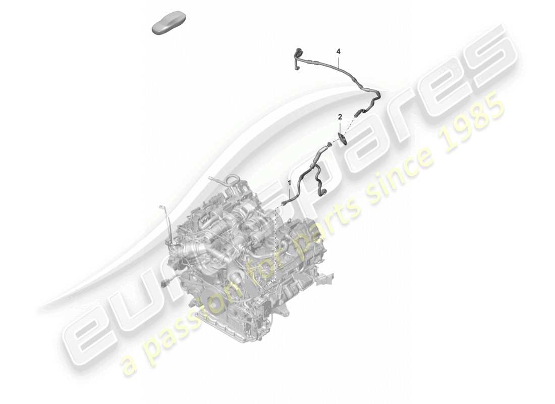 porsche 2023 (panamera 971-2) vacuum line parts diagram