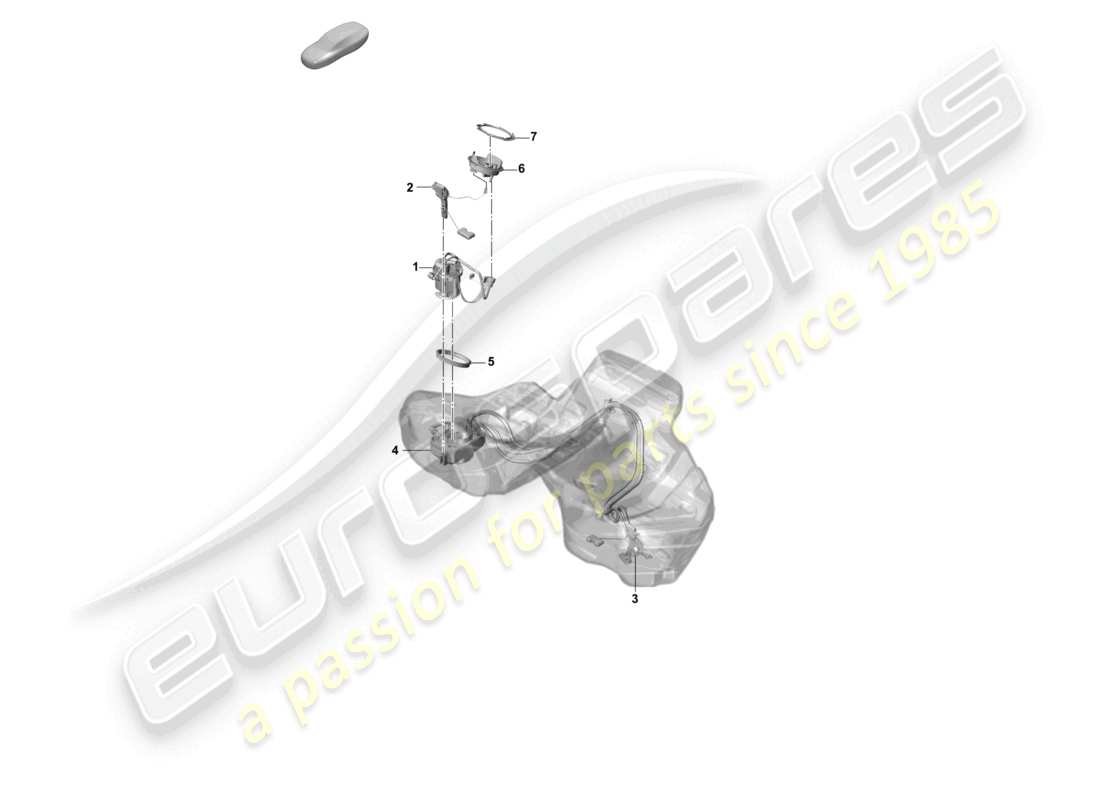 porsche 2024 (panamera 971-2) fuel pump suction jet pump part diagram