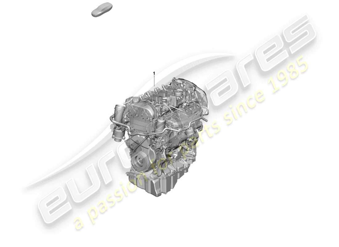 porsche 2026 (cayenne e3 pa) replacement engine (complete) part diagram