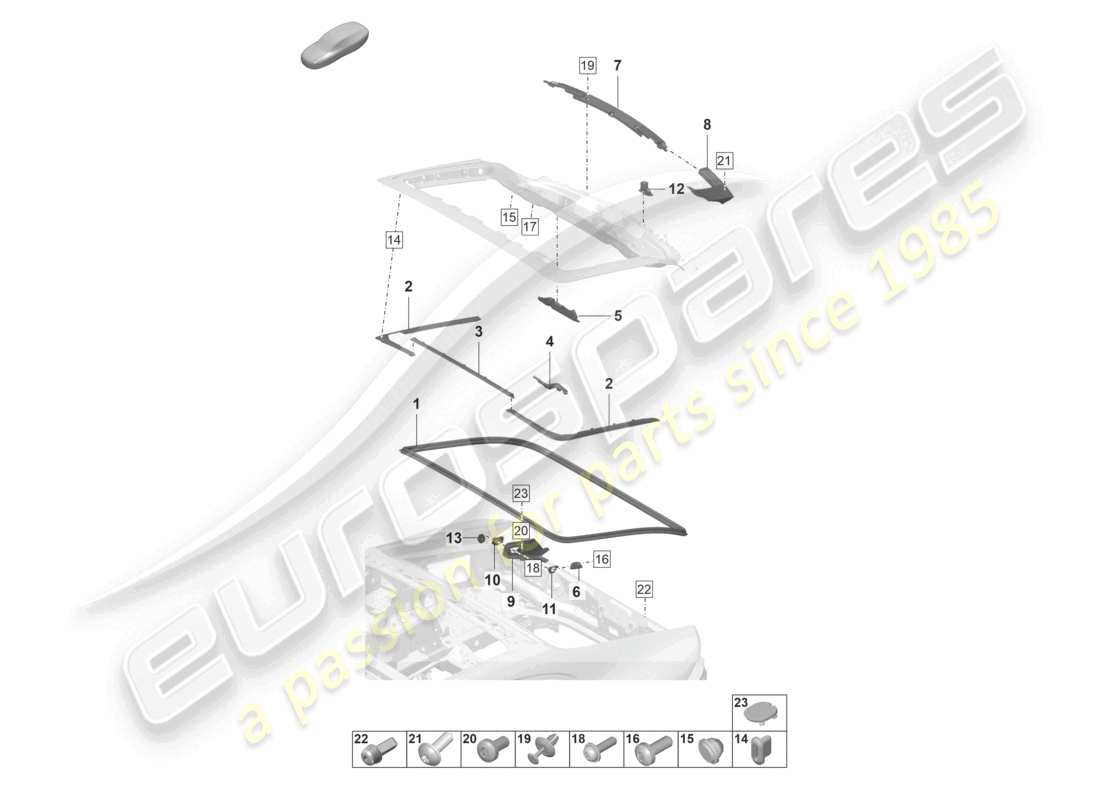 part diagram containing part number 971827340b