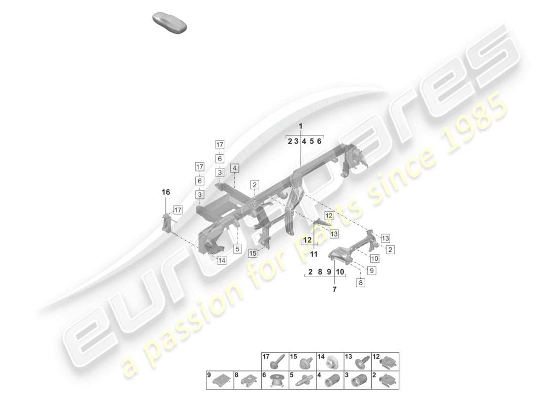 part diagram containing part number wht007033