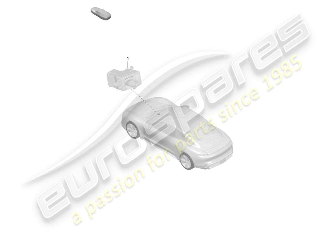porsche 2023 (taycan 9j1-1) selector mechanism parts diagram