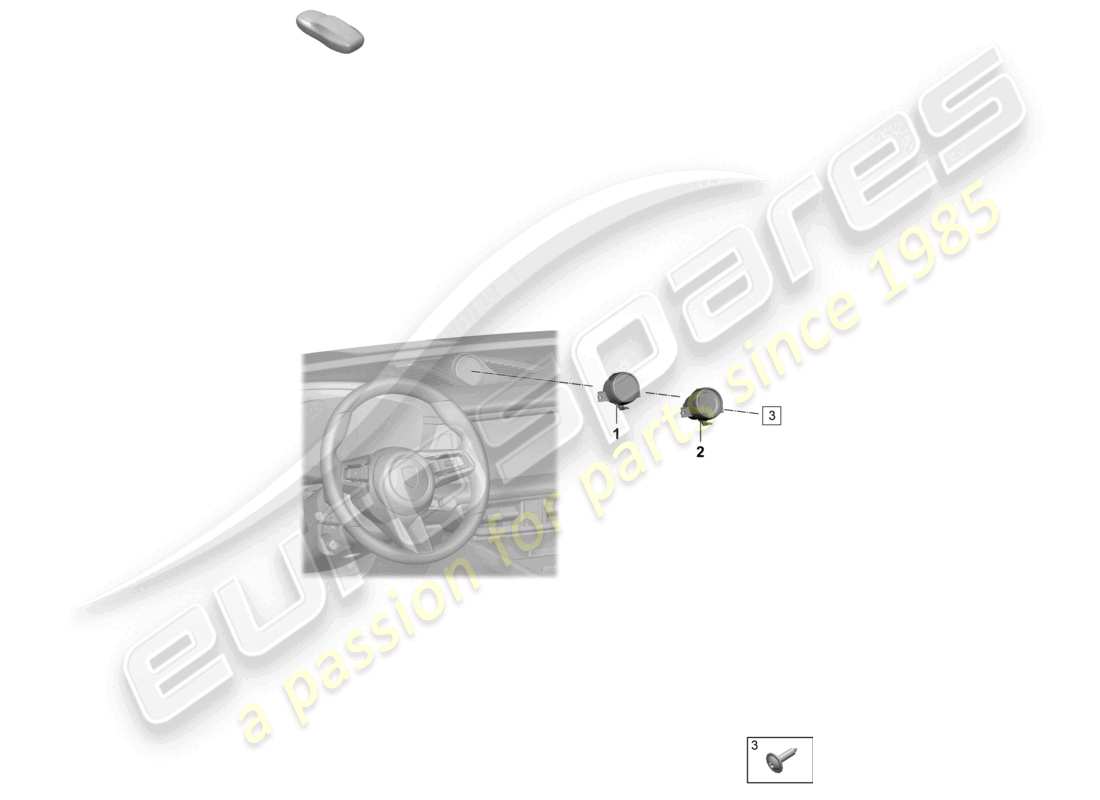 a part diagram from the porsche macan parts catalogue
