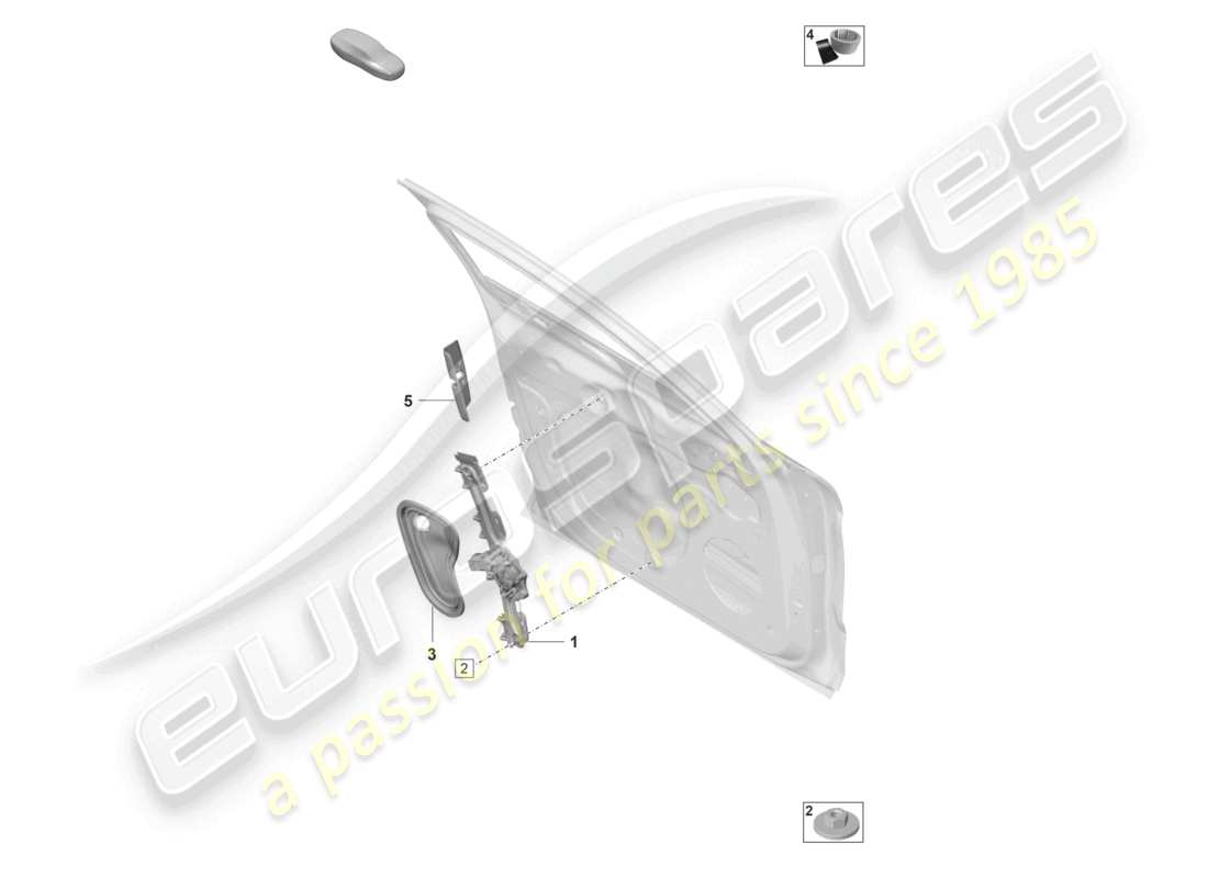 porsche 2023 (panamera 971-2) window regulator front covers doors parts diagram