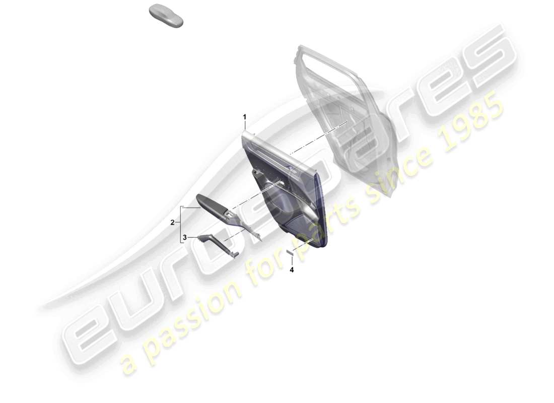 a part diagram from the porsche 2026 (cayenne e3 pa) parts catalogue