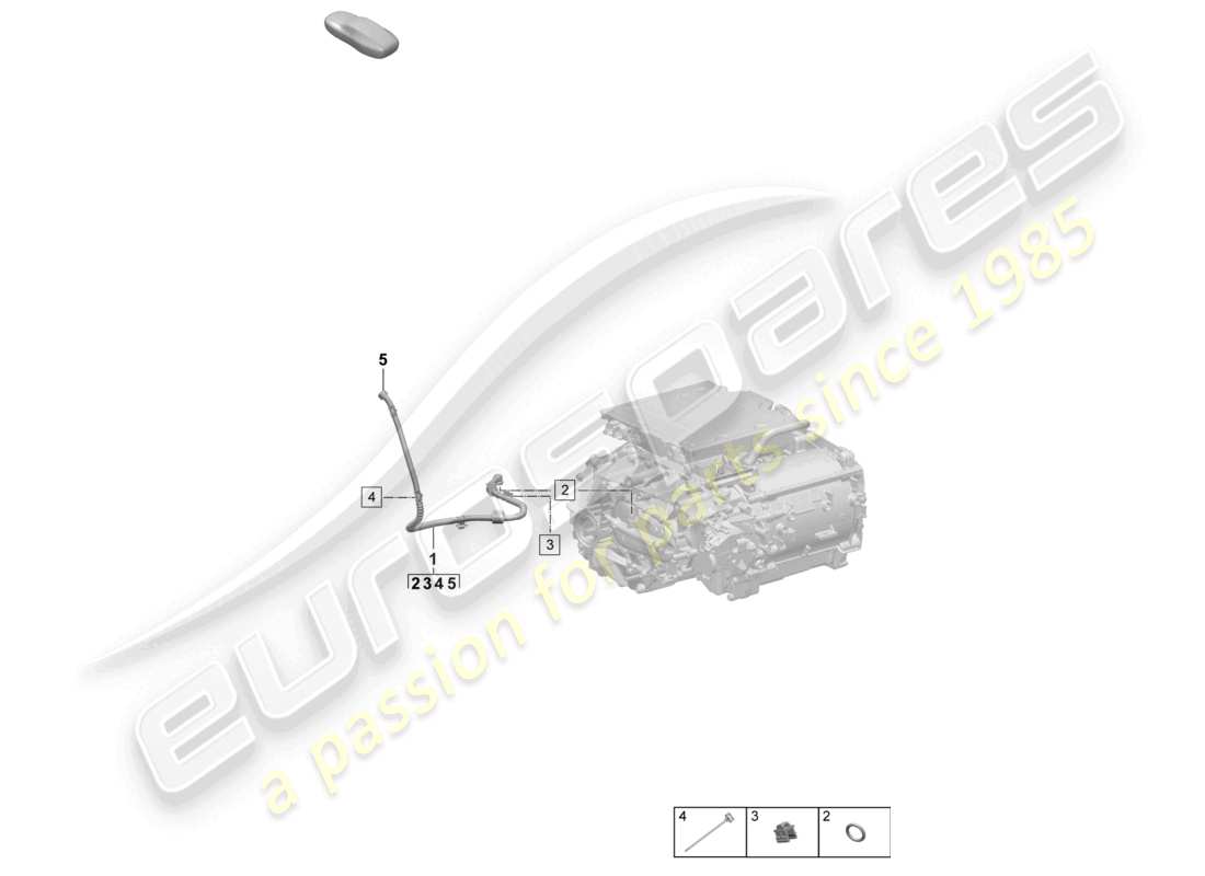 a part diagram from the porsche 2026 (macan-e) parts catalogue