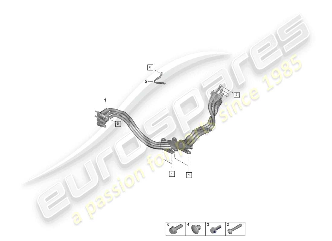 porsche 2025 (panamera 976) high-voltage wiring set electric motor parts diagram