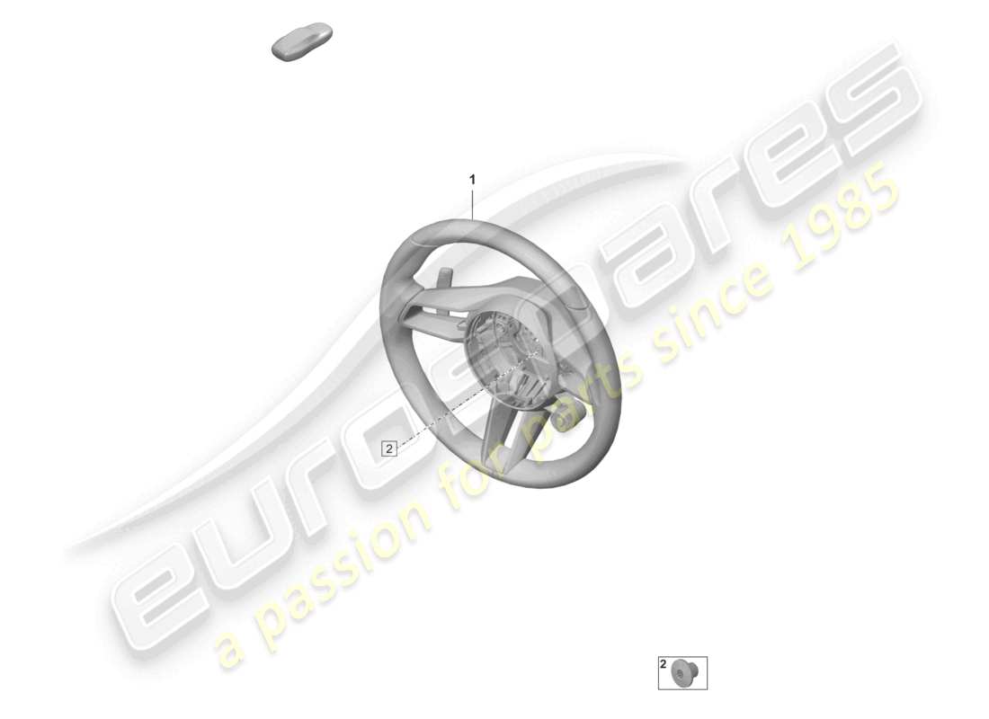 a part diagram from the porsche 2021 (992-1) parts catalogue