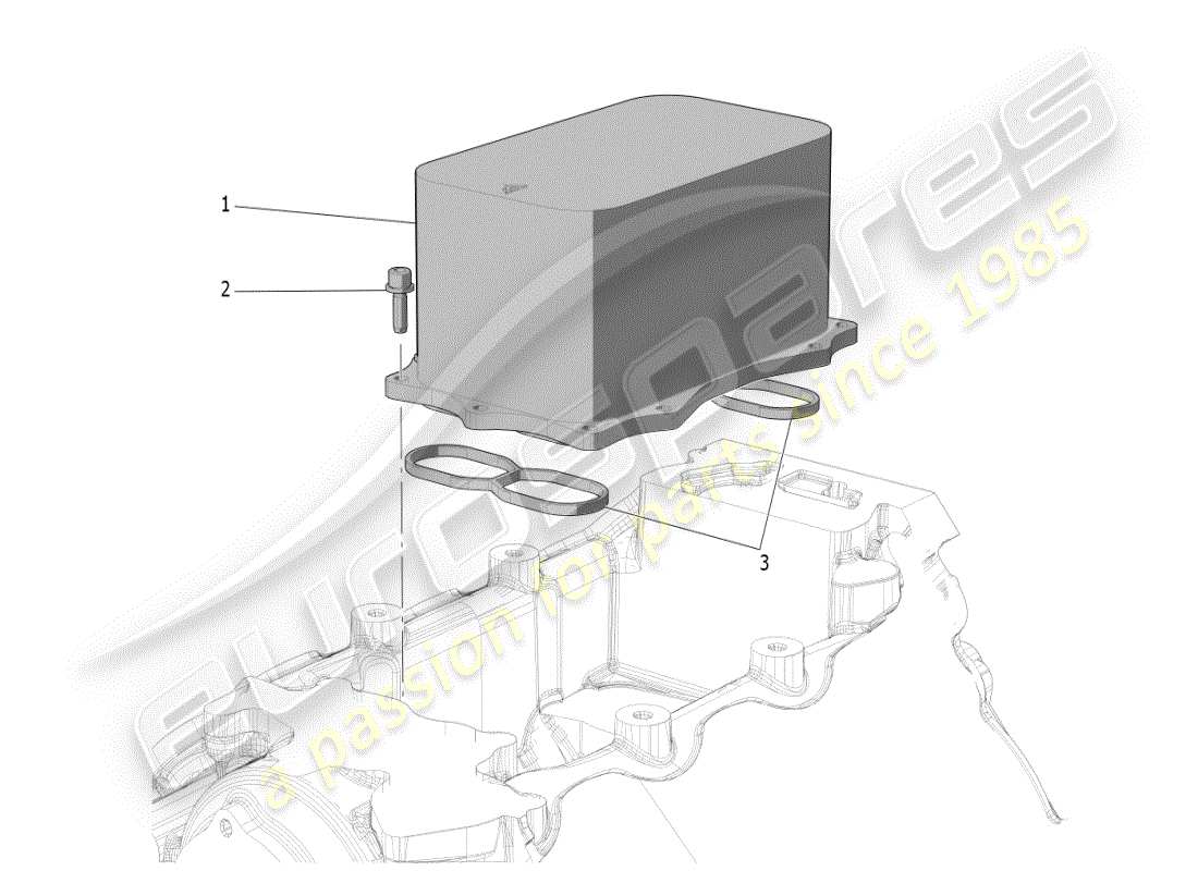maserati mc20 (2024) heat exchanger part diagram