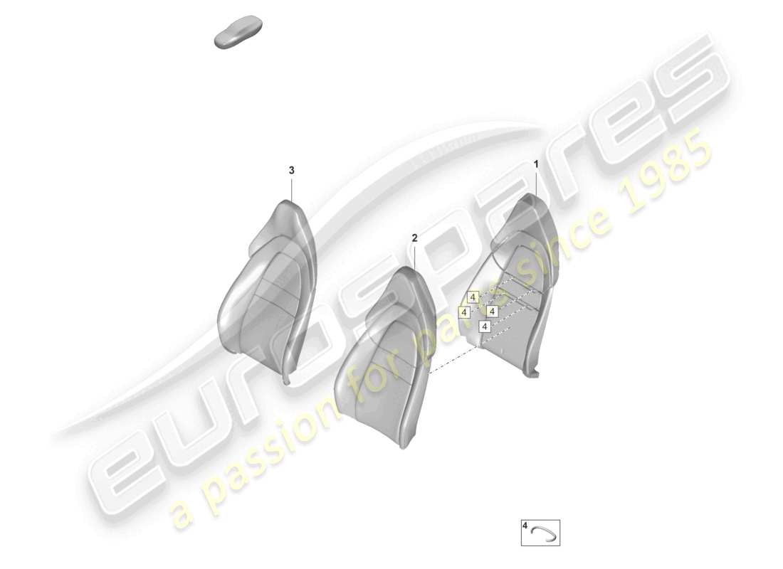 a part diagram from the porsche 2024 (panamera 971-2) parts catalogue