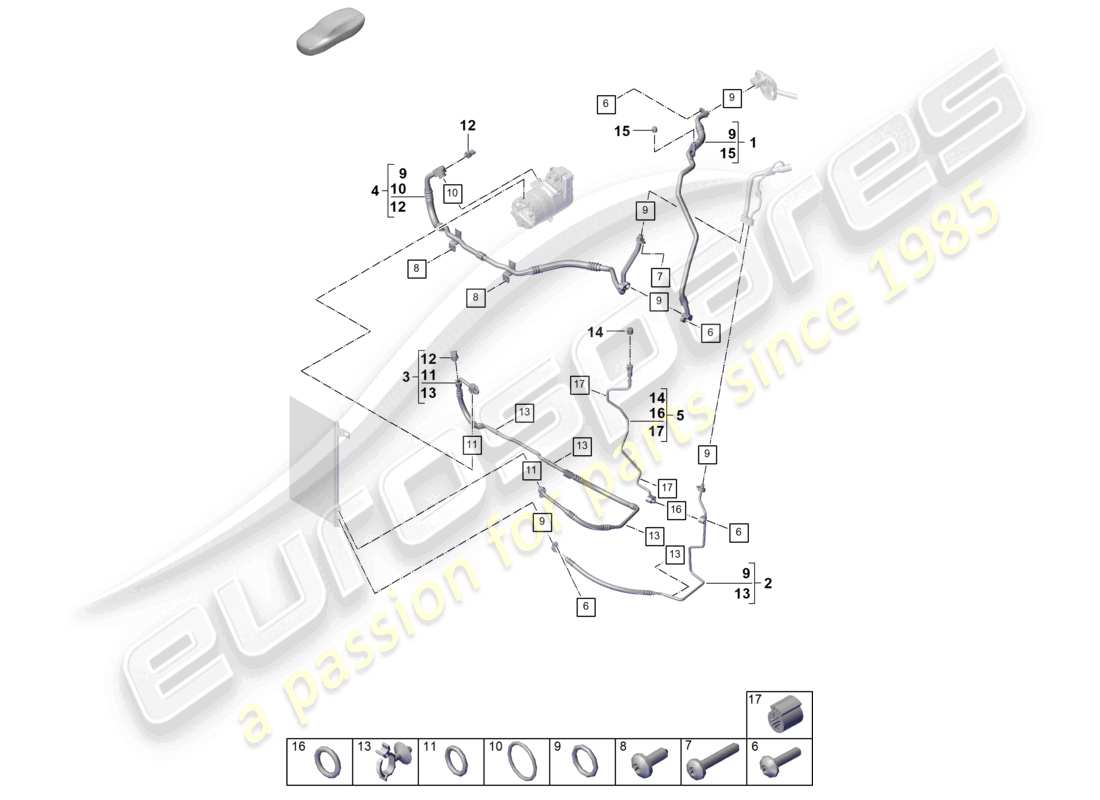 part diagram containing part number pab82005500