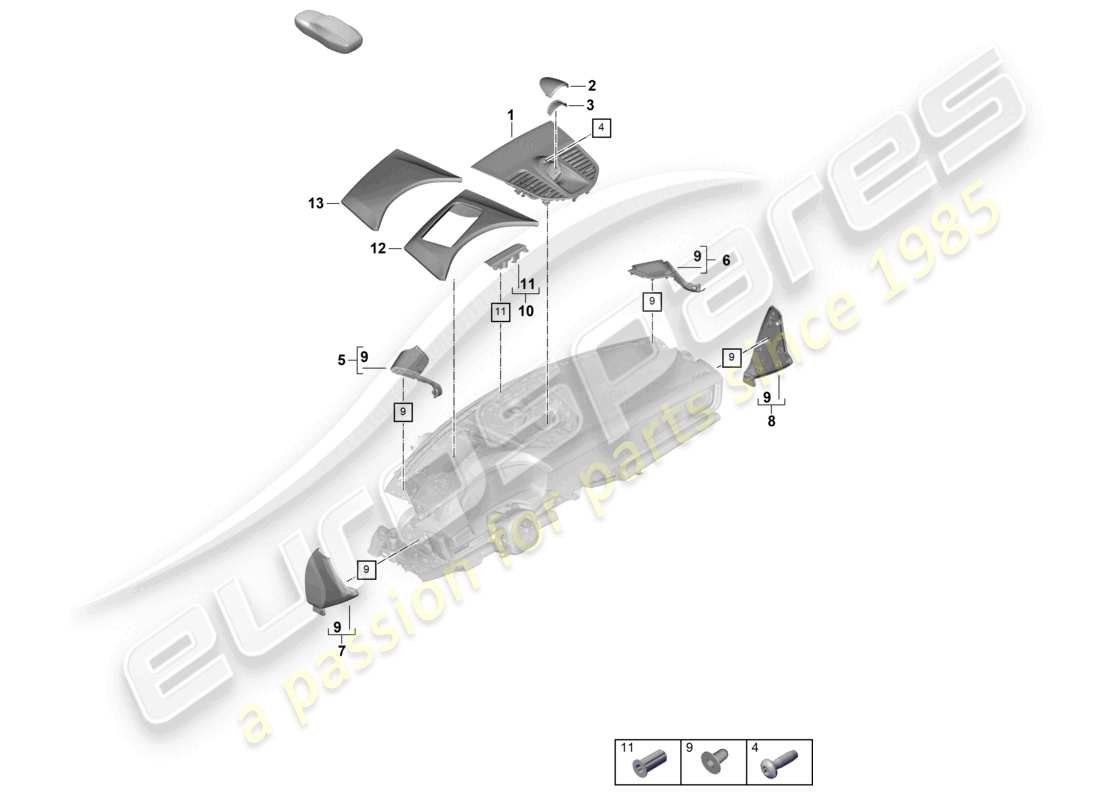 part diagram containing part number 976857303 es0