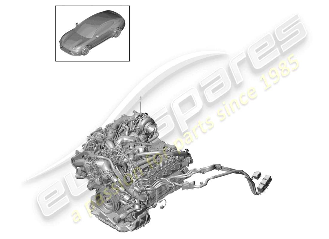 VIEW PARTS DIAGRAMS FROM THE PORSCHE PANAMERA PARTS CATALOGUE a part diagram from the porsche panamera parts catalogue