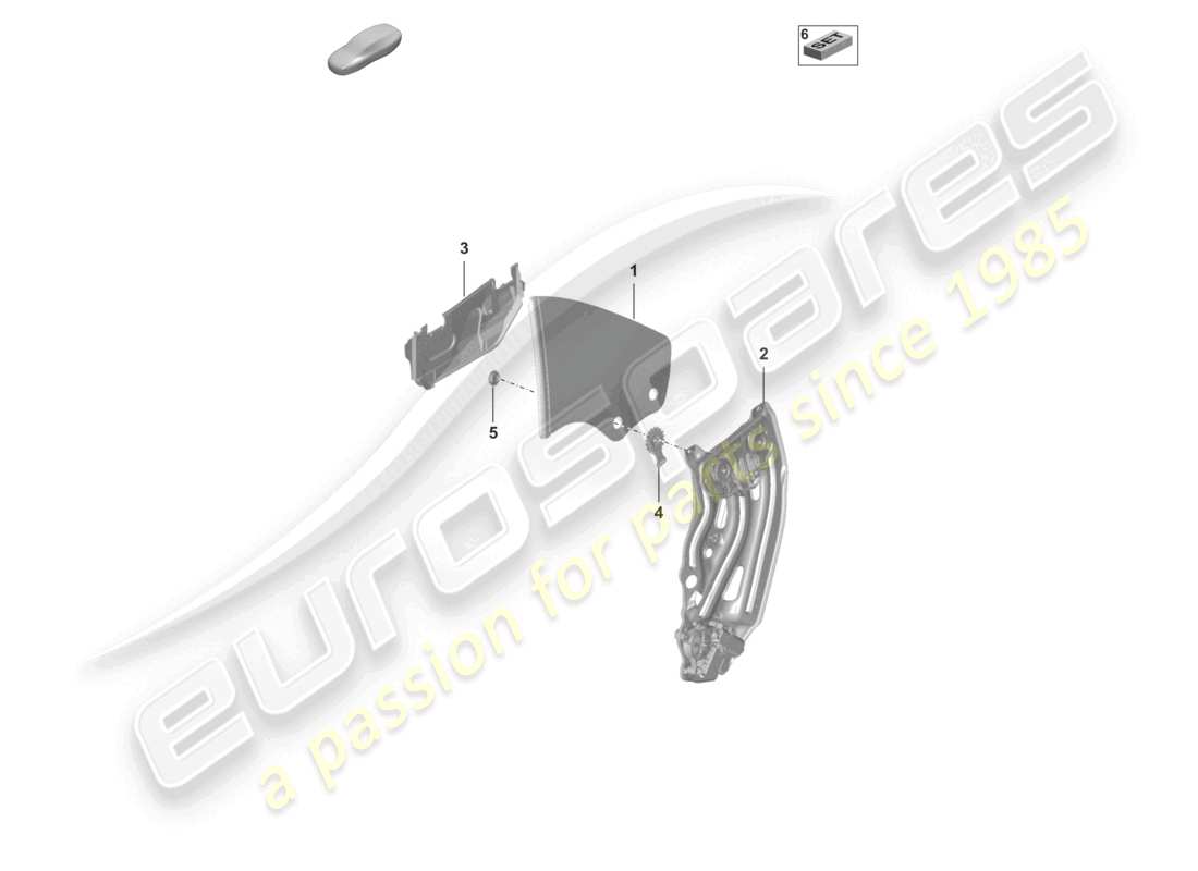 VIEW PARTS DIAGRAMS FROM THE PORSCHE 992 PARTS CATALOGUE a part diagram from the porsche 992 parts catalogue
