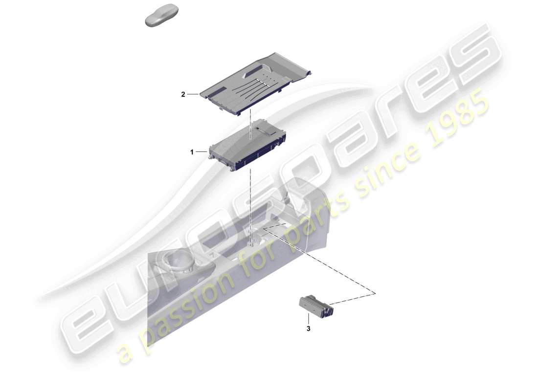 a part diagram from the porsche 2026 (992-2 gt3) parts catalogue