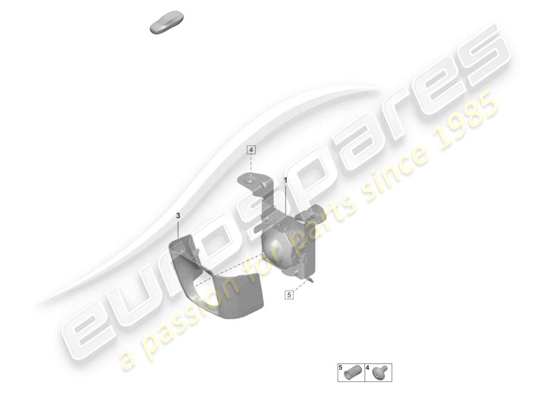 a part diagram from the porsche 992 parts catalogue
