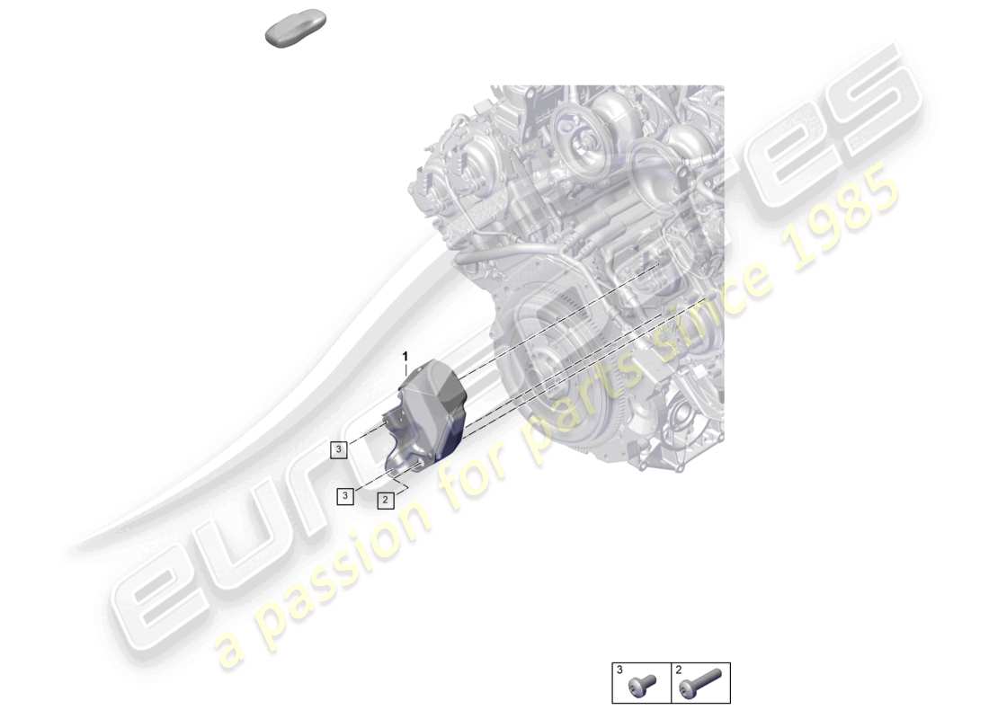 a part diagram from the porsche 2025 (panamera 976) parts catalogue