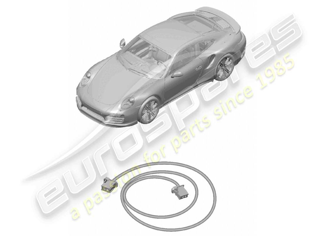 a part diagram from the porsche 991 parts catalogue