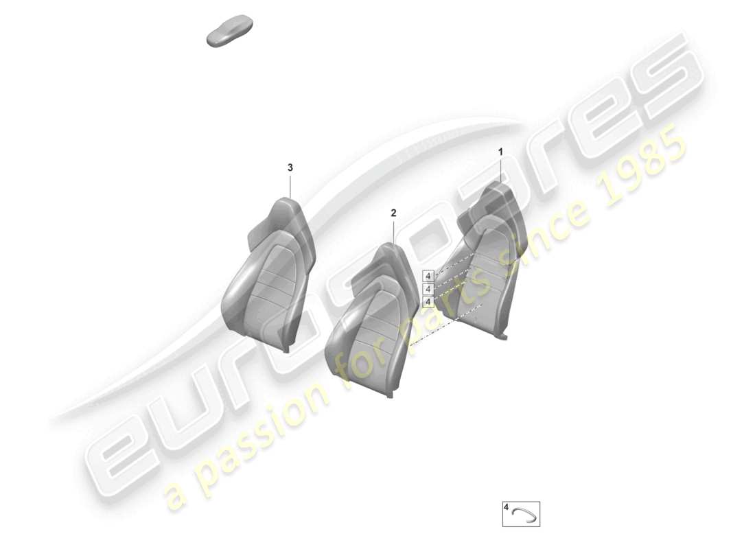 a part diagram from the porsche 2024 (panamera 971-2) parts catalogue