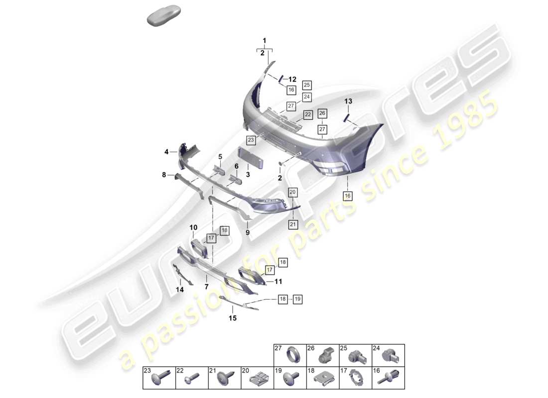 part diagram containing part number 992807692