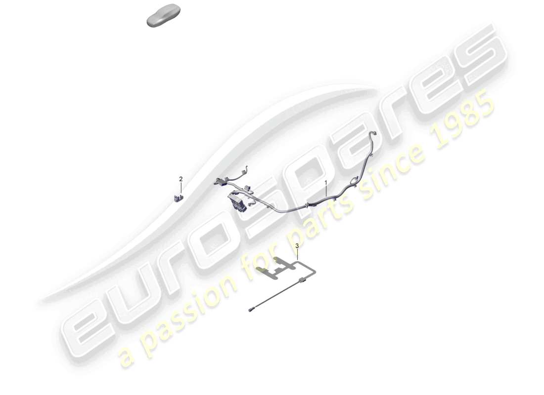 porsche 2023 (992-1 turbo / s) electrics bucket seat parts diagram