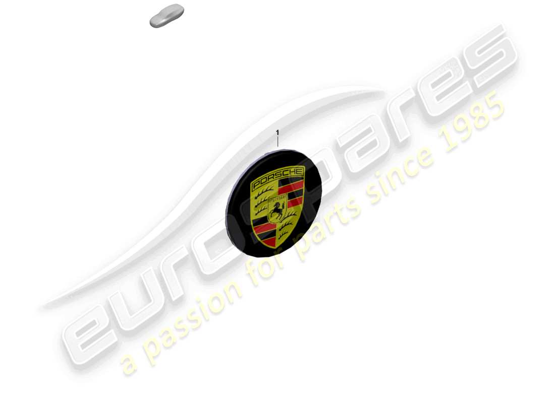 porsche 2025 (panamera 976) hub cap central locking rhodium parts diagram