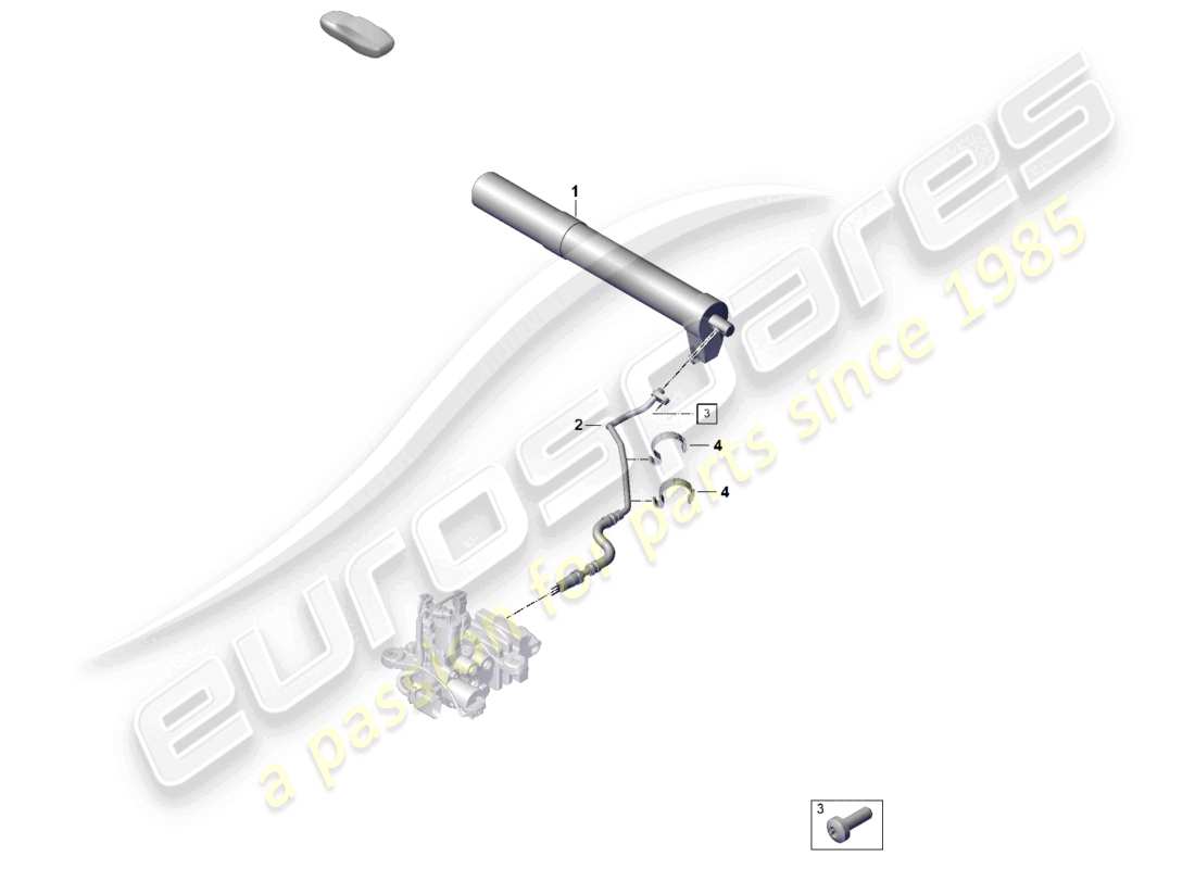 porsche 2025 (992-2) hydraulic line pressure accumulator pdcc parts diagram