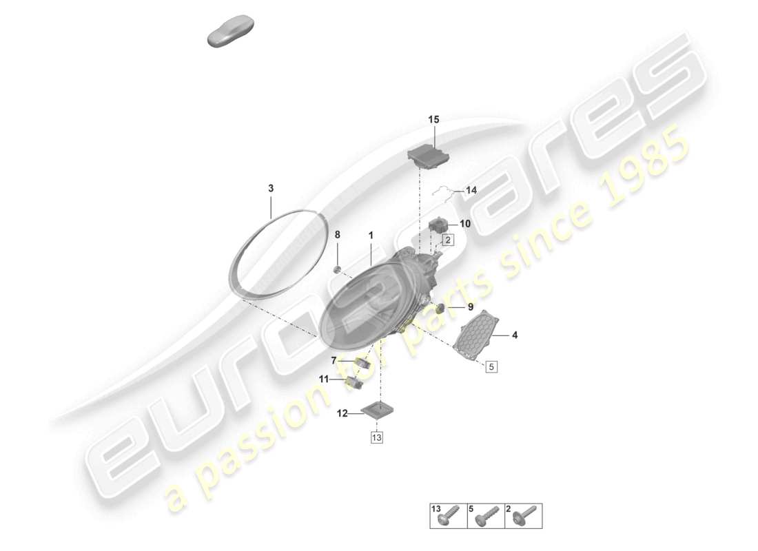 porsche 2023 (992-1) led headlight with matrix beam d - 08.07.2020>> parts diagram