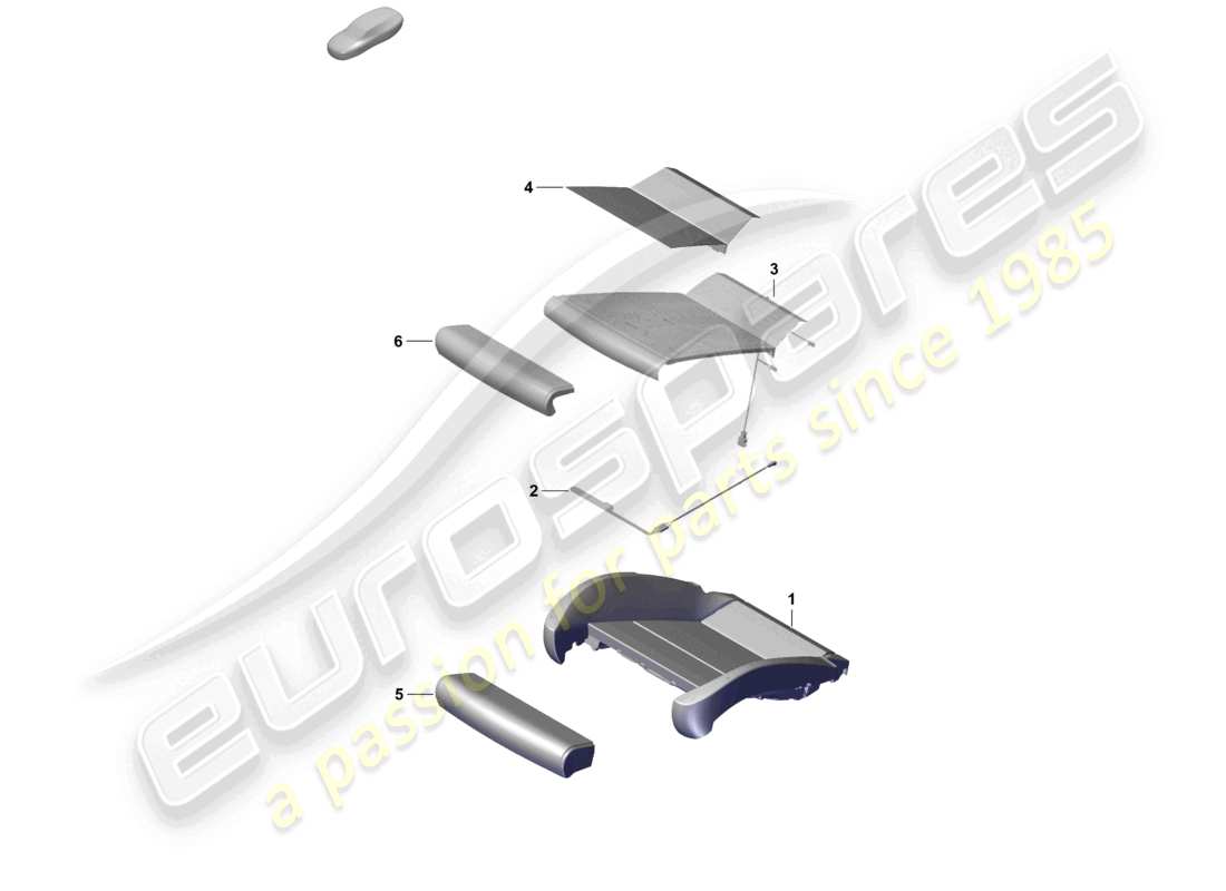 porsche 2024 (718 boxster) foam part seat occupied recognition d - 23.11.2020>> parts diagram