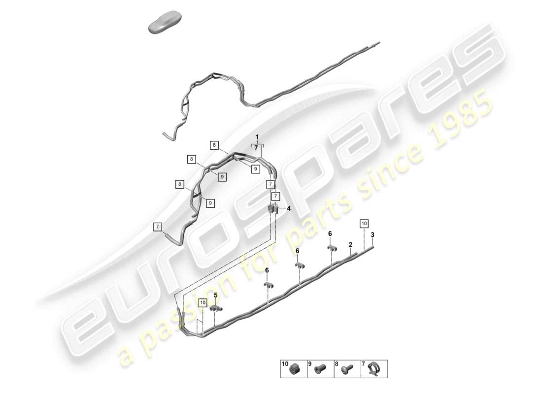 porsche 2023 (panamera 971-2) heating, air cond. system front for vehicles with hybrid drive for vehicles with auxiliary heater underbody parts diagram