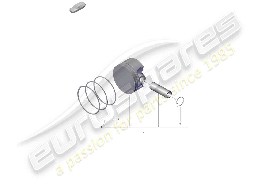 porsche 2024 (992-2) piston part diagram