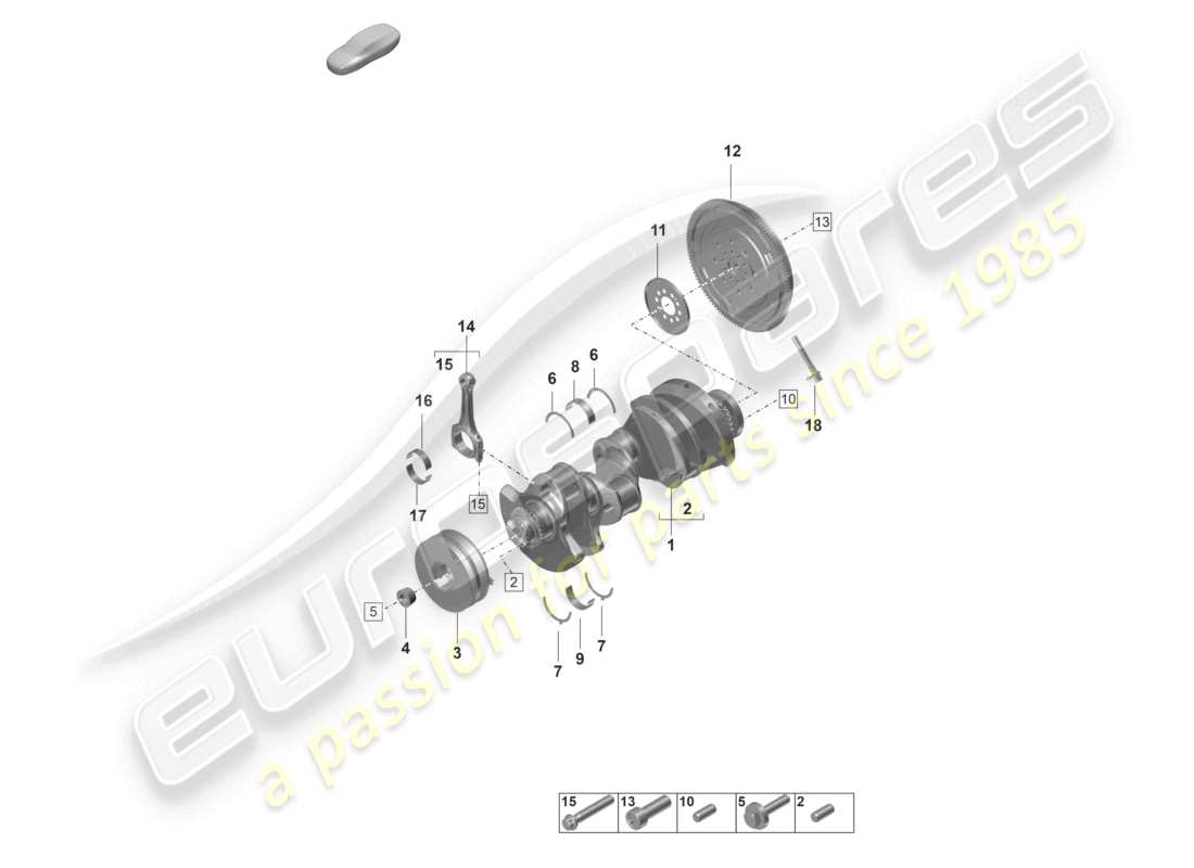 a part diagram from the porsche panamera parts catalogue
