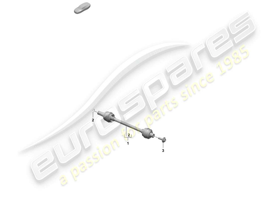 a part diagram from the porsche 2026 (macan-e) parts catalogue