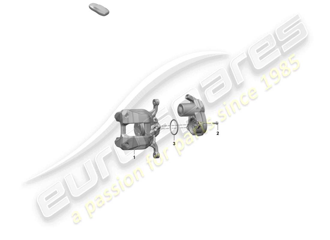 porsche 2024 (macan-e) parking brake rear axle part diagram