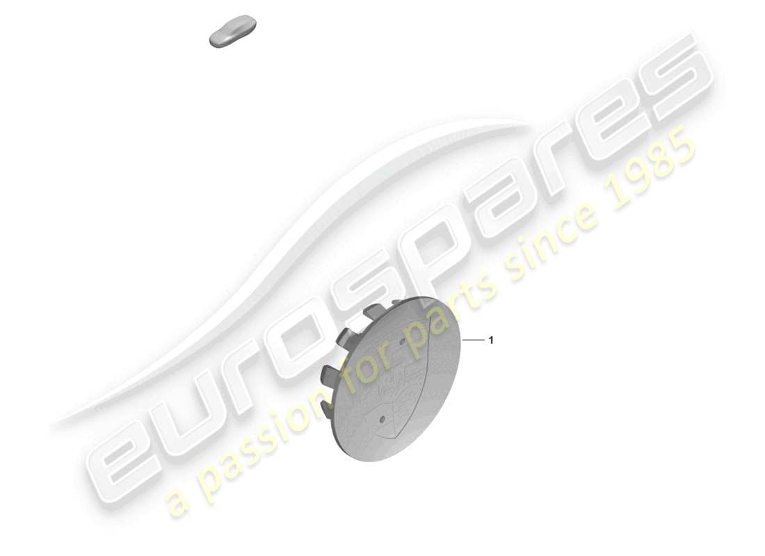 porsche 2023 (992-1 turbo / s) hub cap parts diagram