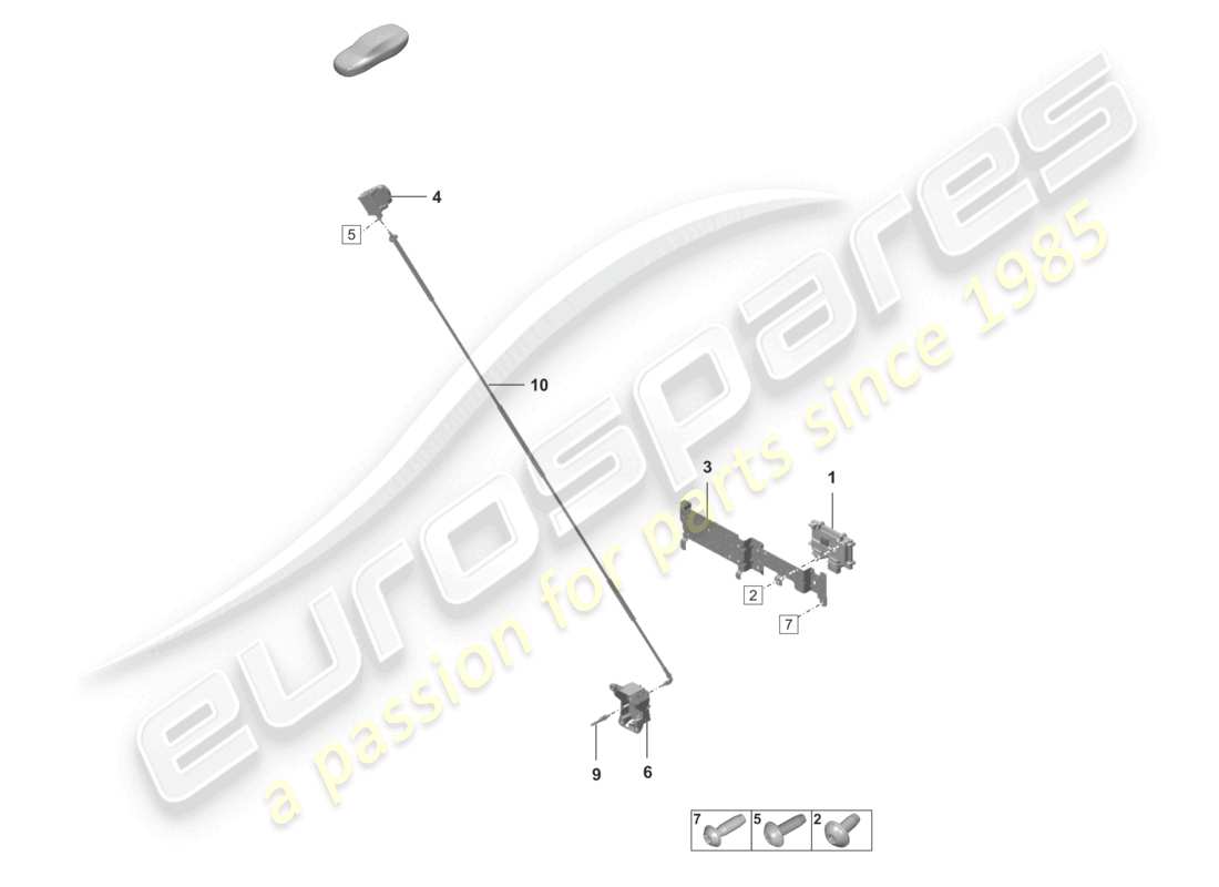 porsche 2020 (992-1 turbo / s) individual parts for vehicles with night vision system parts diagram